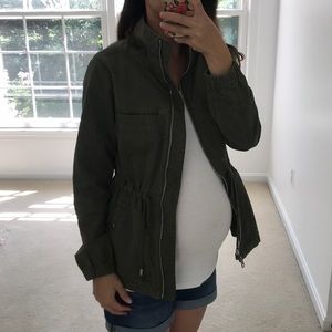 Old navy green utility jacket